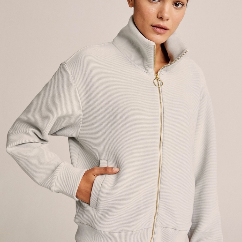 Varley bloom wood jacket up ribbed jacket size medium